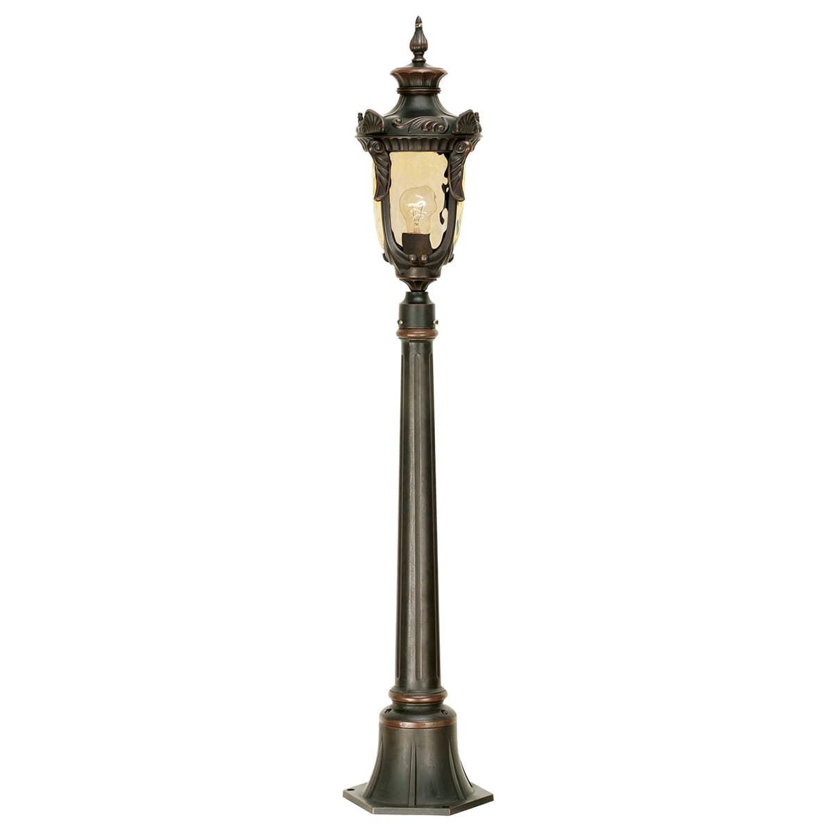 Latarnia ogrodowa Elstead Lighting Philadelphia PH4-M-OB IP44 brązowa.