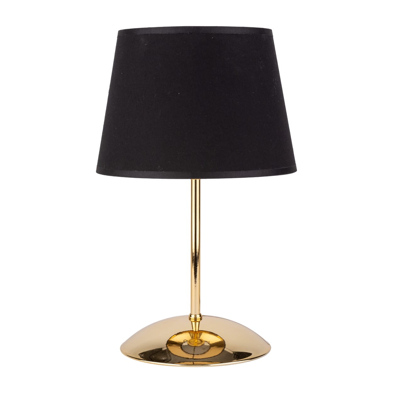 Lampka nocna GLORY TK Lighting 1xE27 15W Tkanina Czarno złoty