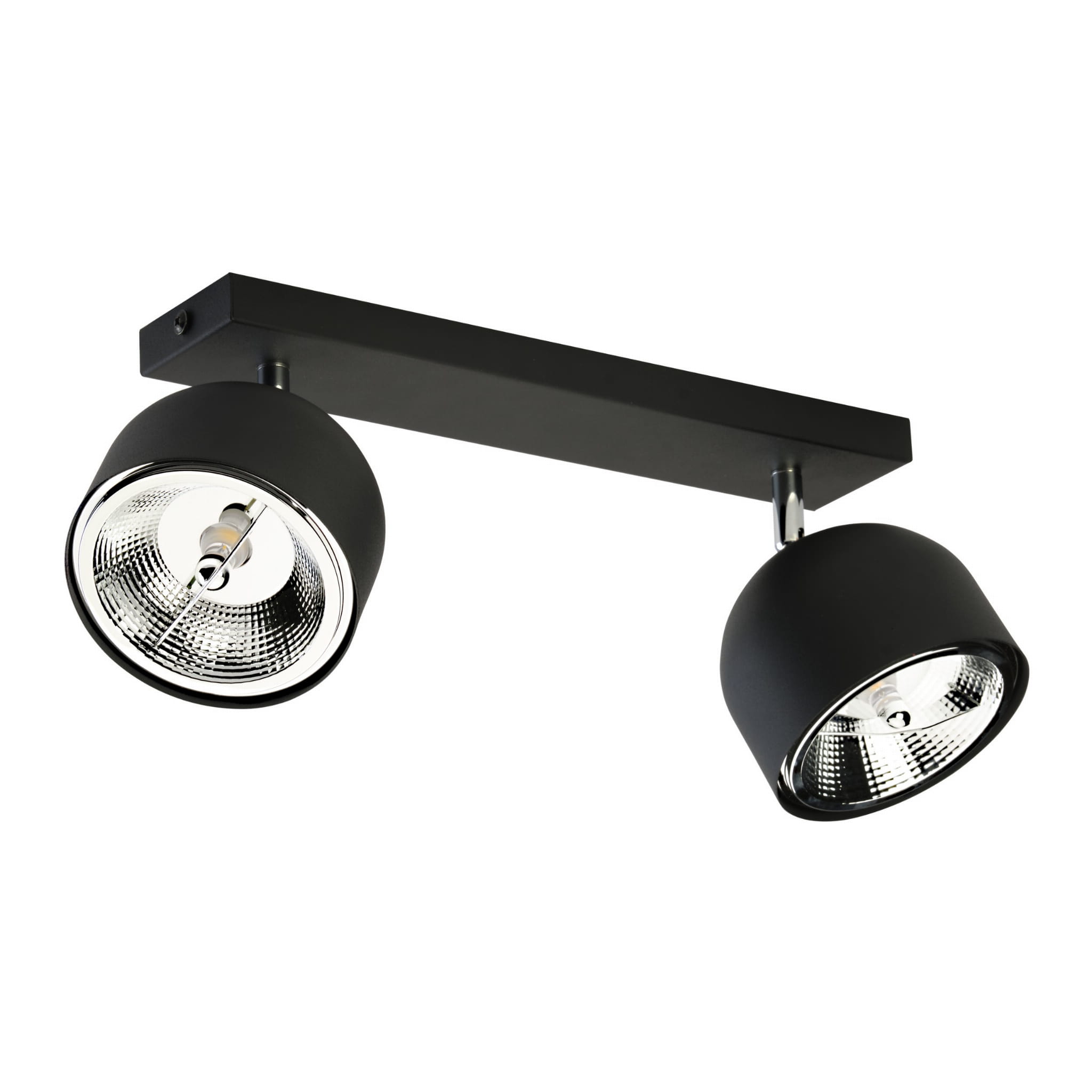 Lampa sufitowa ALTEA TK Lighting 2xGU10 12W w kolorze czarnym.