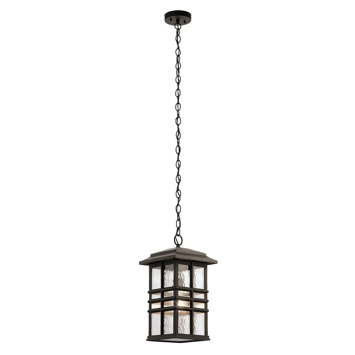 Latarnia wisząca Beacon Square Elstead Lighting 1x60 W E27 Stary brąz.