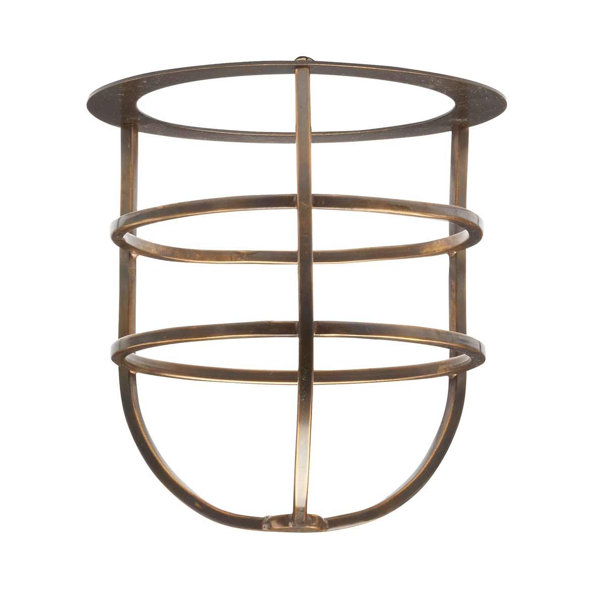 Klatka zabezpieczająca na klosz Elstead Lighting postarzany mosiądz do lamp.