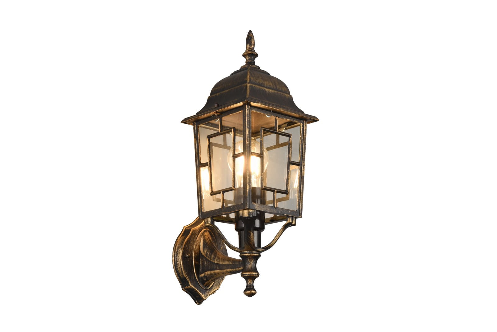 Lampa zewnętrzna Volturno Trio 1xE27 60W Rdzawy Aluminium.