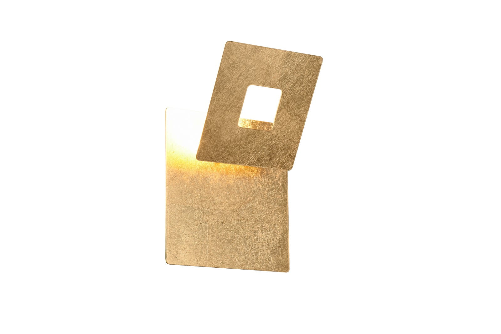 Lampa ścienna Leano Trio 1xLED 6W złoty metal nowoczesny design.