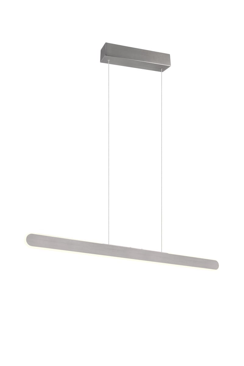 Lampa wisząca Helios Trio 1xLED zintegrowany 28W Srebrny / Szczotkowane aluminium Metal.