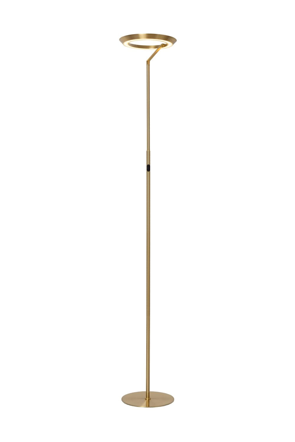 Lampa stojąca Celeste Lucide 1xLED zintegrowany 20W Złoty / Mosiądz Metal.