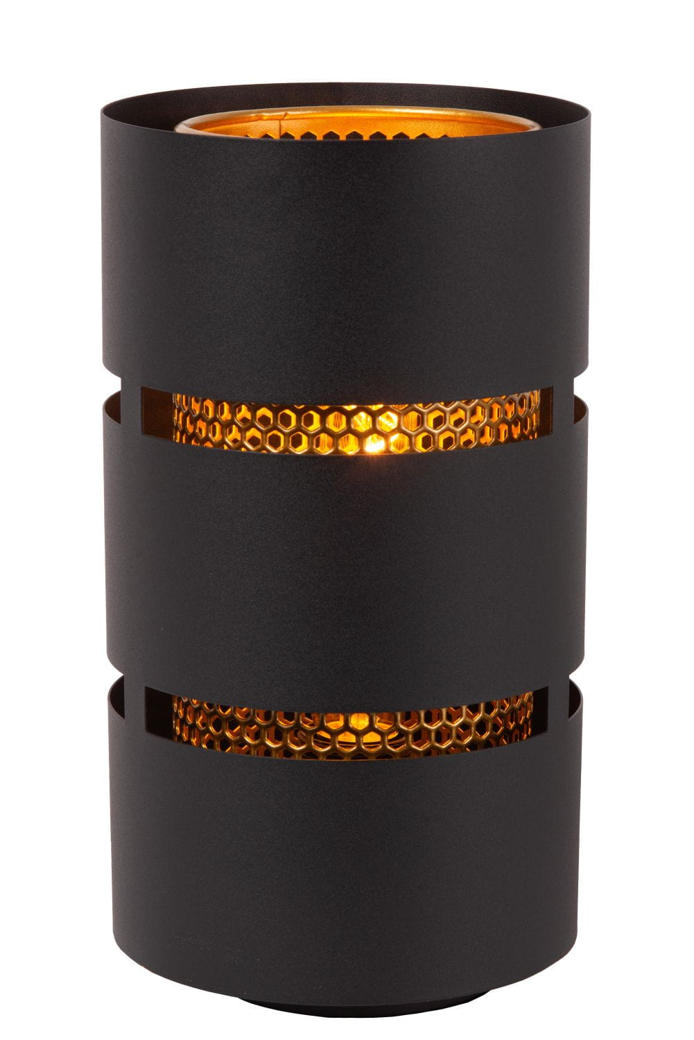 Lampa stojąca Rosas Lucide 1xE27 40W Czarny / Złoty Metal o nowoczesnym designie.