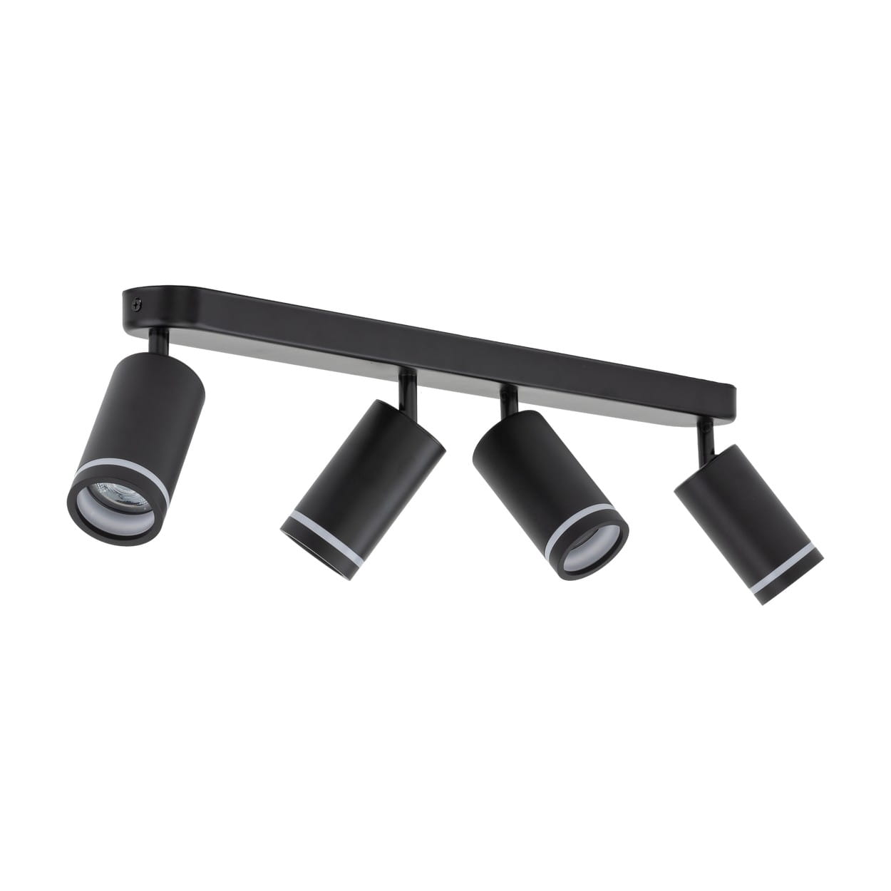 Lampa punktowa Jet TK Lighting 4xGU10 LED, metalowa, czarna.