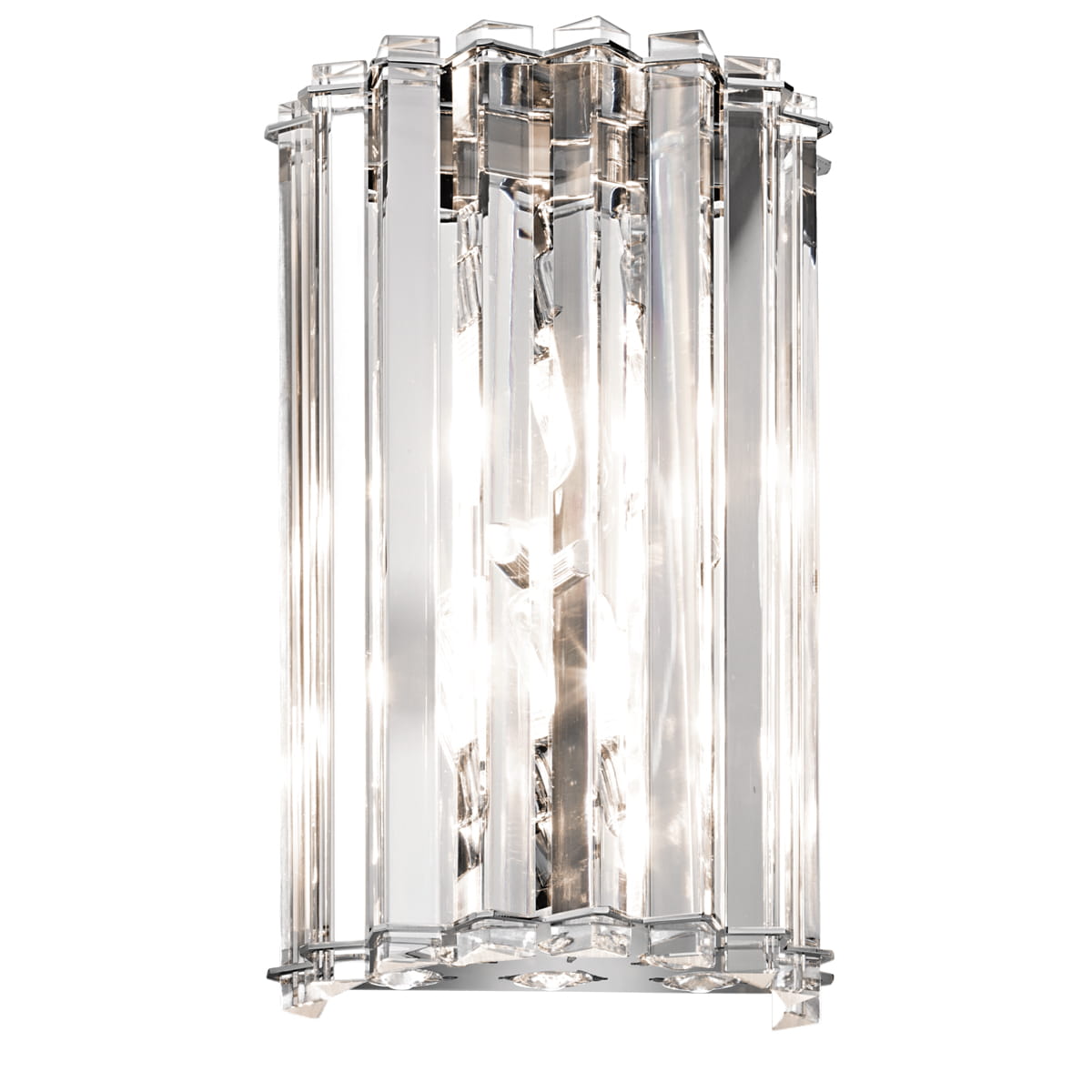 Lampa ścienna Crystal Skye Elstead Lighting 2x3W LED G9 kryształ chrom.