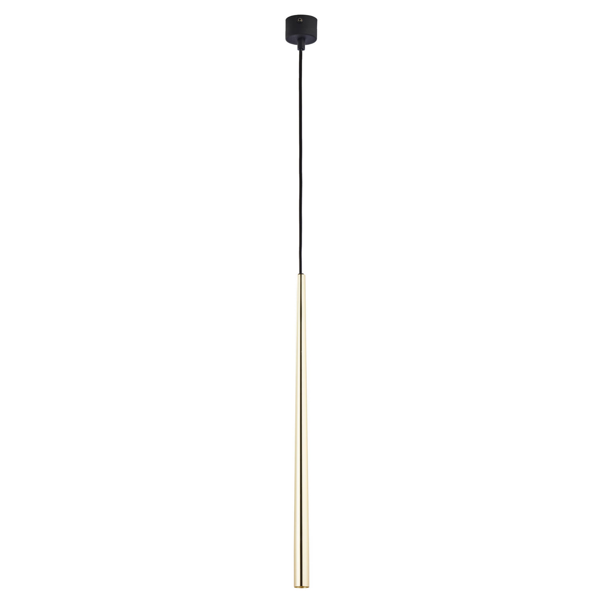 Lampa wisząca PIANO TK Lighting 1xG9 Metal Czarny na białym tle.