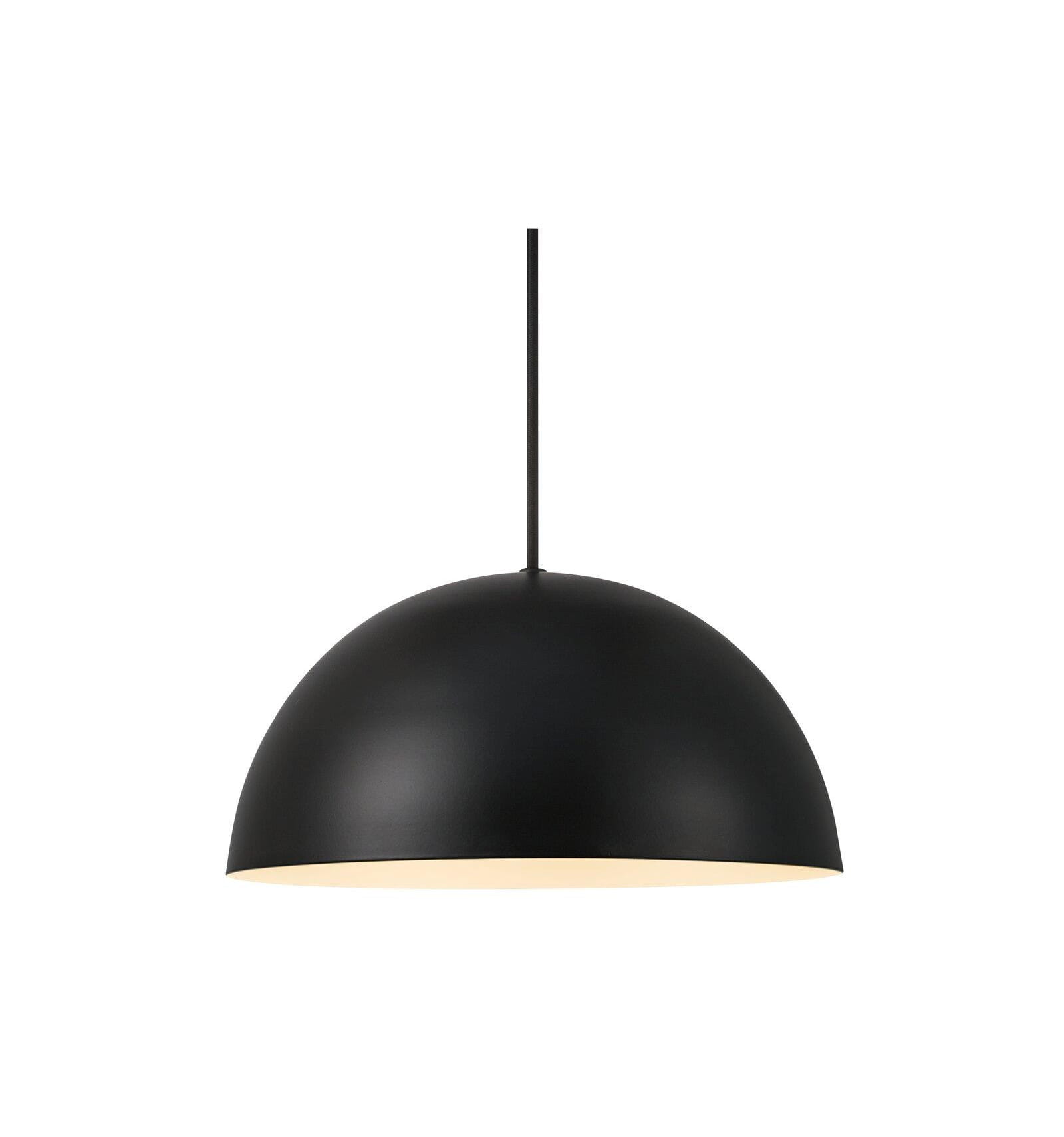 Lampa Wisząca Nordlux E27 40W Metal Czarny na białym tle.