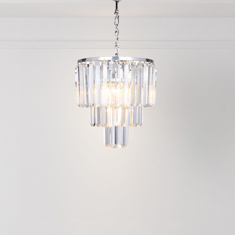 Lampa wisząca Zuma Line Amedeo E14 4x40W Srebrny Metal elegancka i nowoczesna.