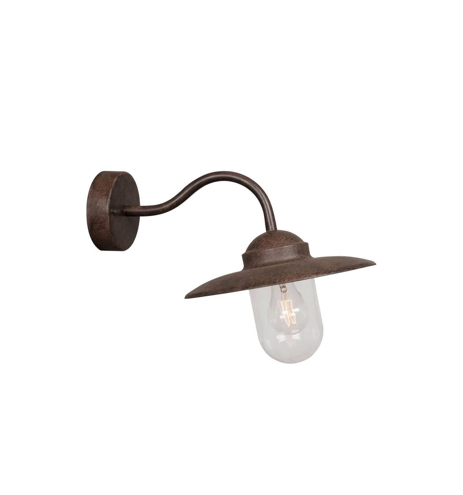 Lampa Ścienna Nordlux E27 60W Rdzawy.