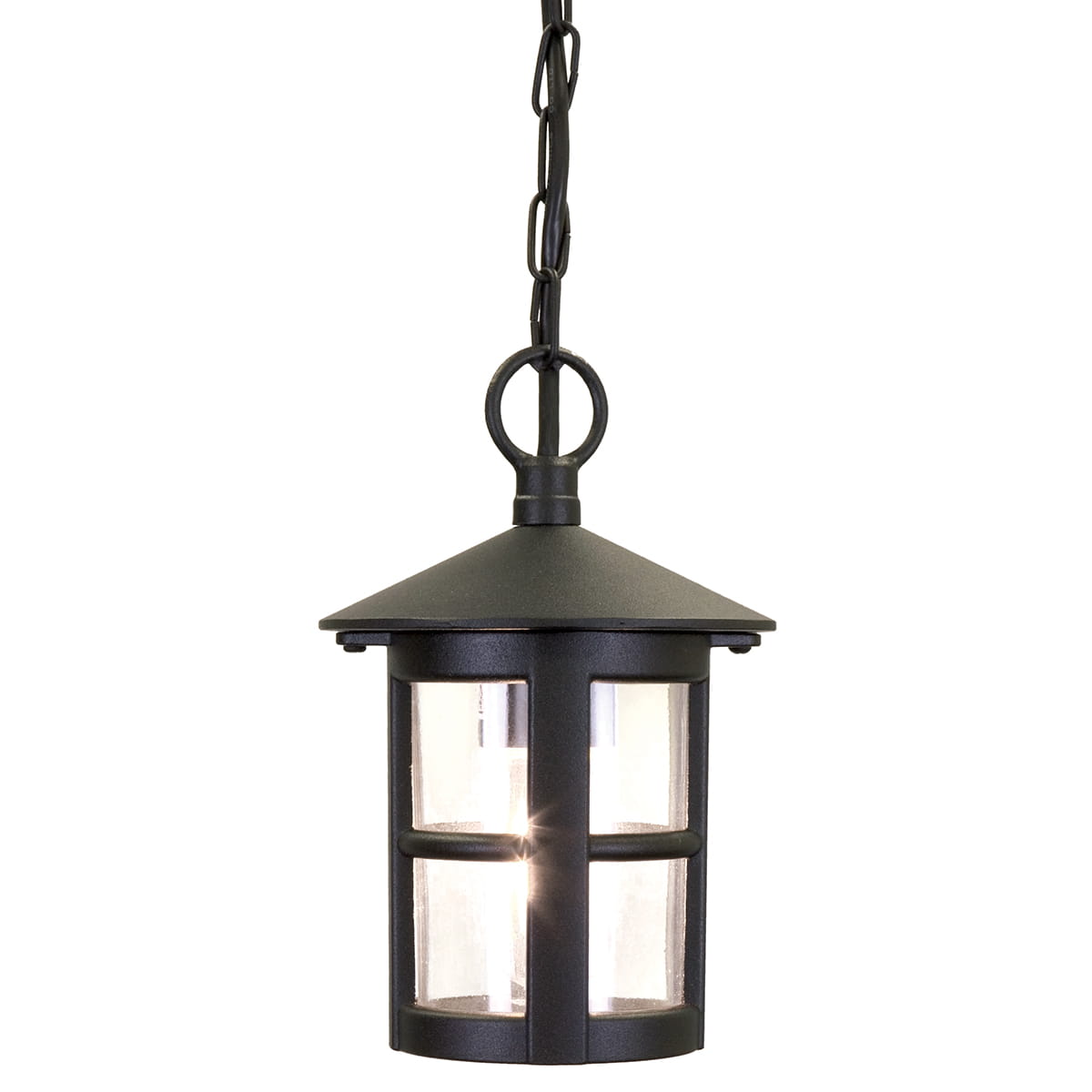 Lampa stropowa wisząca Elstead Lighting Hereford BL21B-BLACK IP43 1xE27 Aluminium Czarny