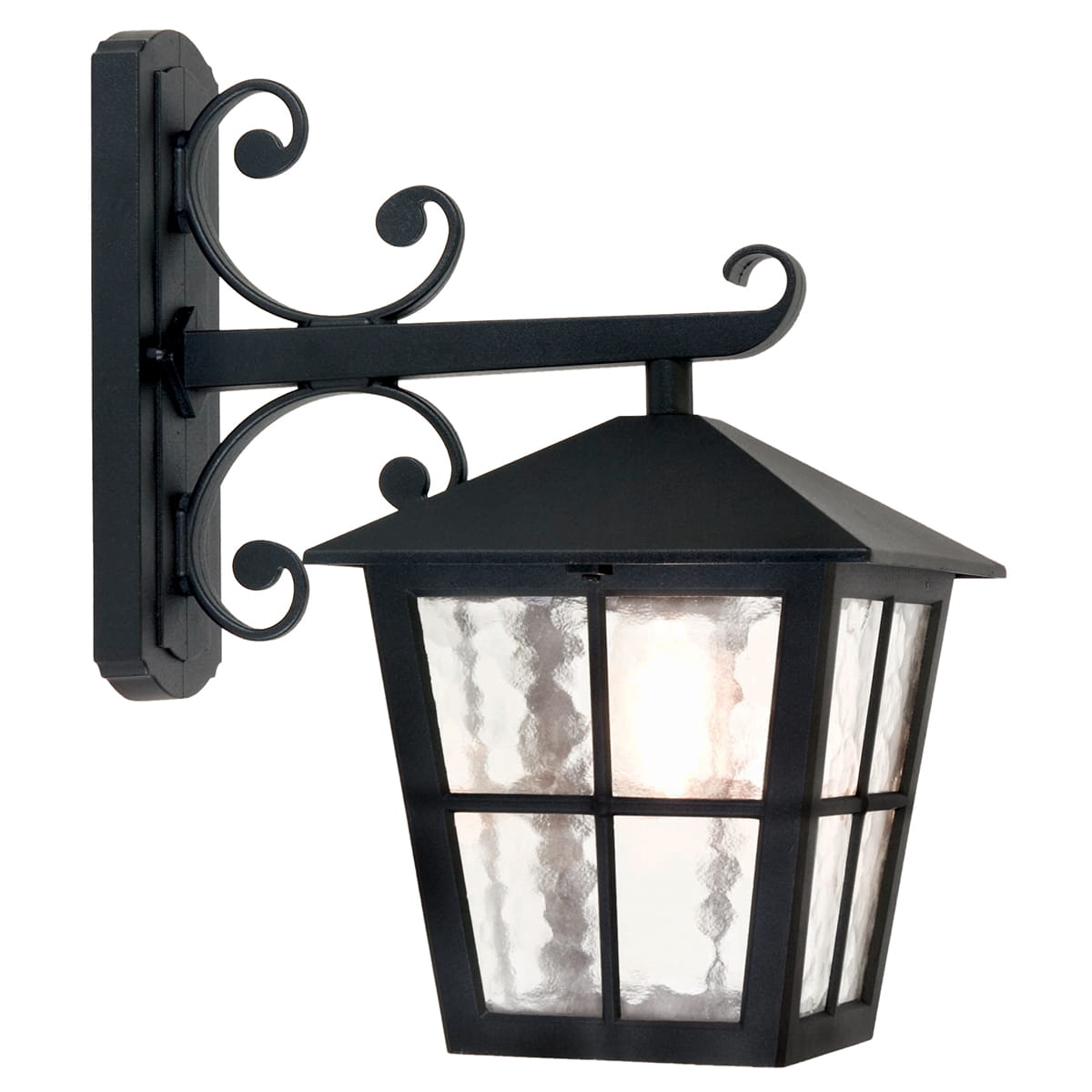 Kinkiet zewnętrzny Elstead Lighting Canterbury czarny IP43 1xE27 Aluminium.