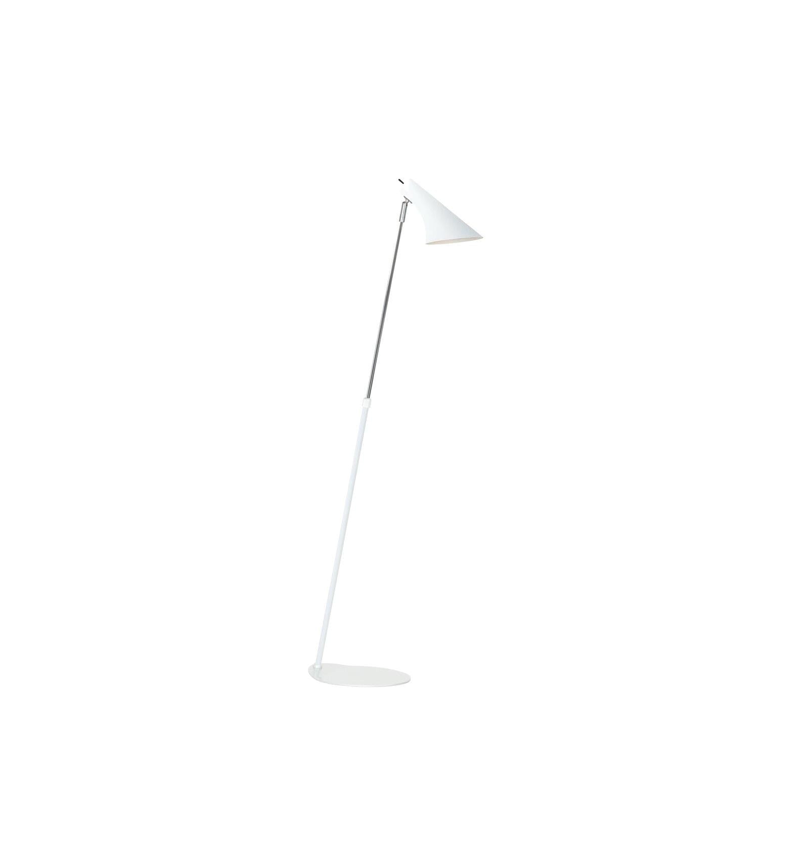 Lampa Podłogowa Nordlux E14 40W Metal Biały z nowoczesnym, stożkowym kloszem