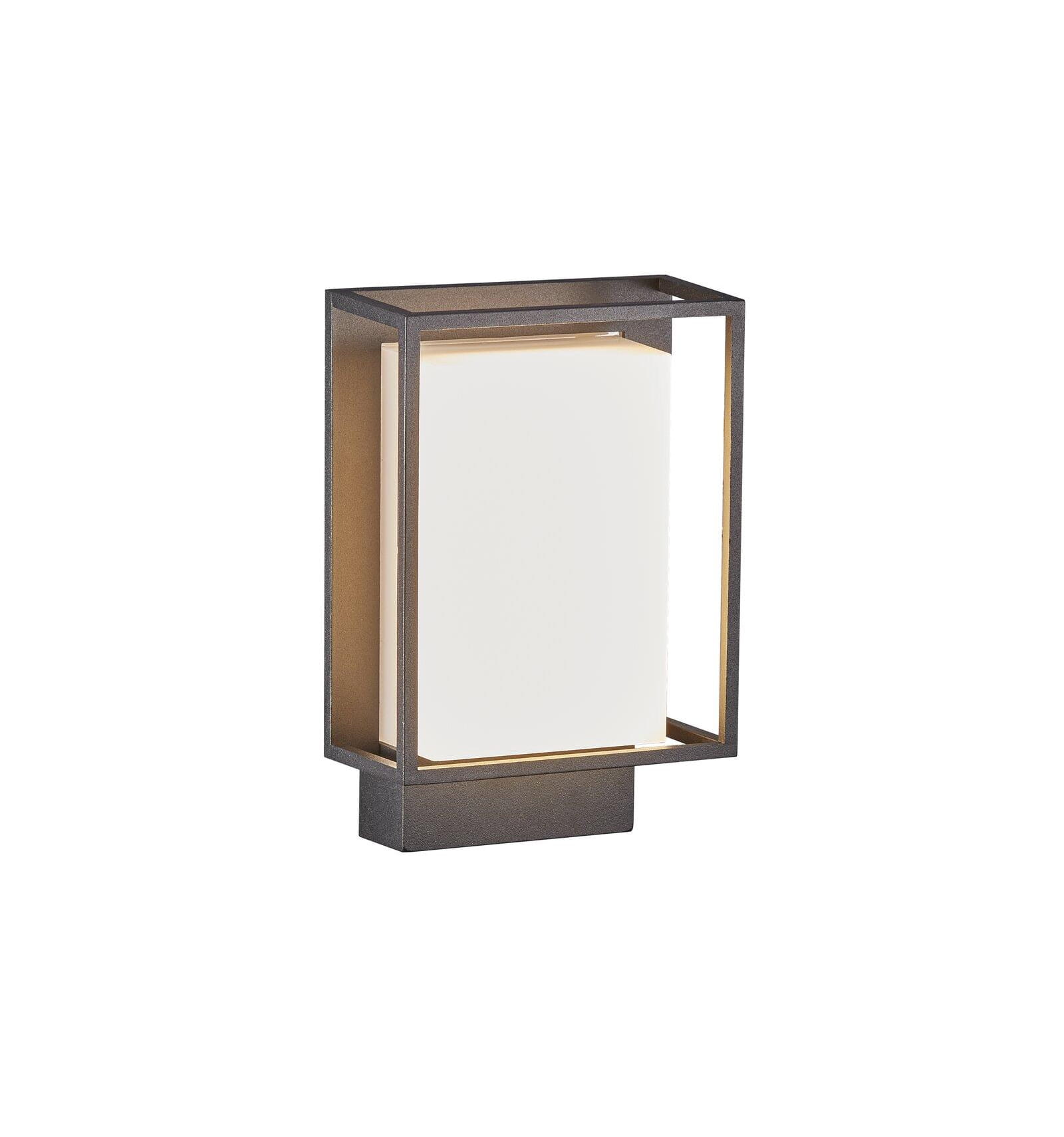 Lampa Ścienna Nordlux LED Aluminium Czarny kwadratowa.