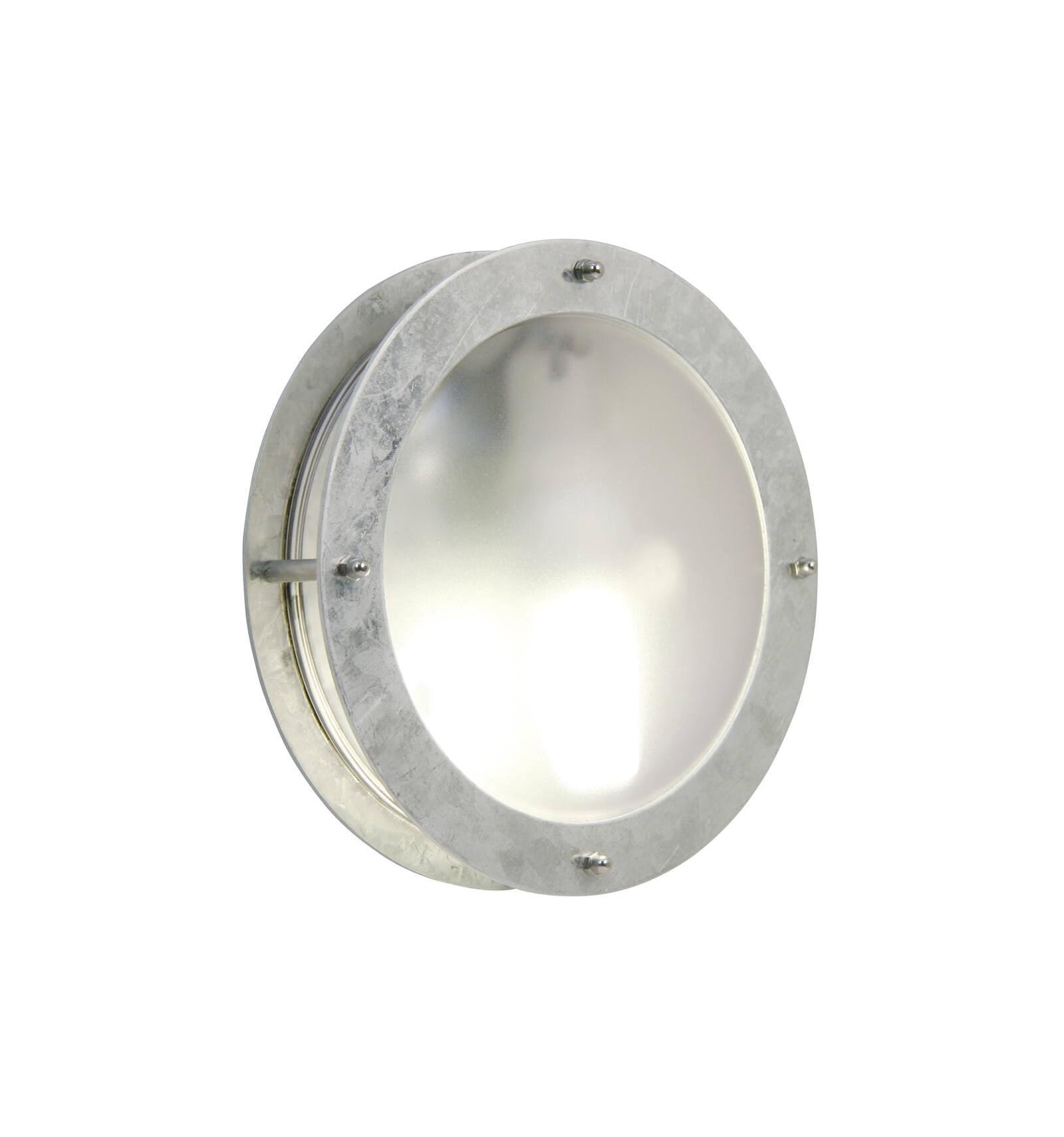 Lampa Ścienna Nordlux E27 60W Srebrny - okrągła.