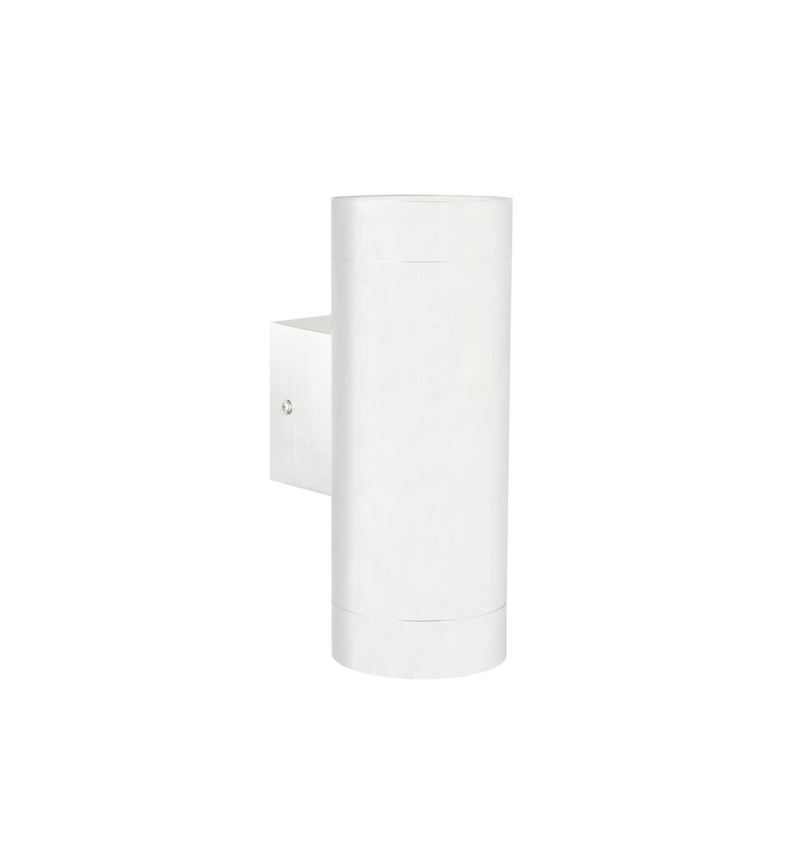 Lampa Ścienna Nordlux GU10 2X35W Metal Biały na białym tle.