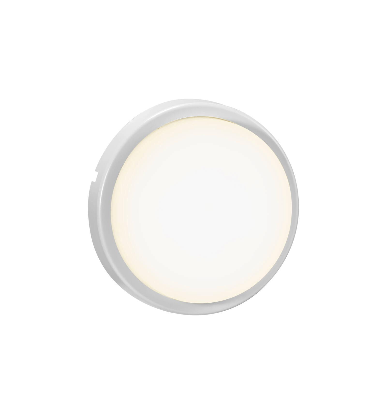 Lampa Ścienna Nordlux LED plastik biały okrągła.