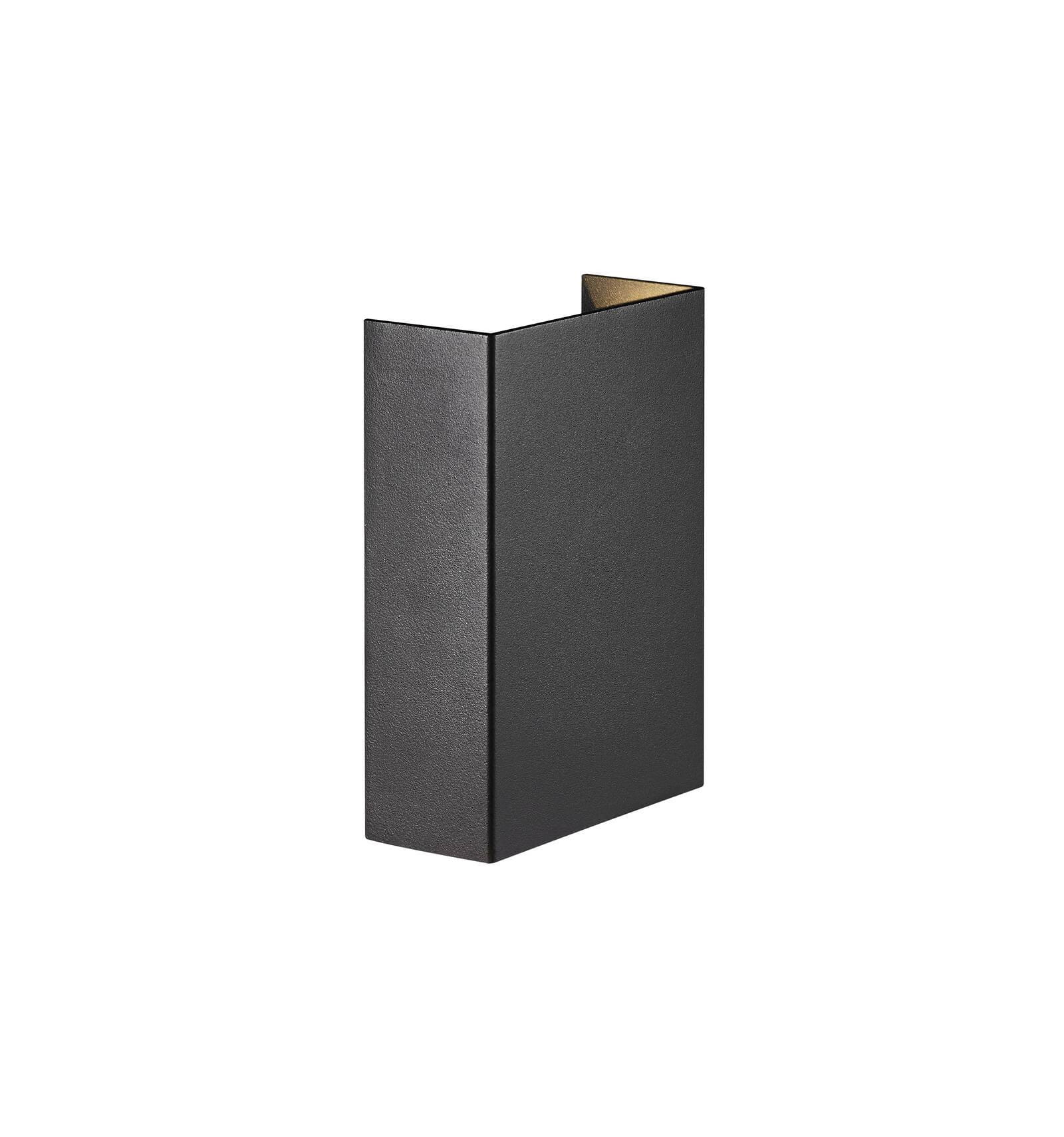Lampa Ścienna Nordlux LED Aluminium Czarny - modernistyczna i prosta forma.