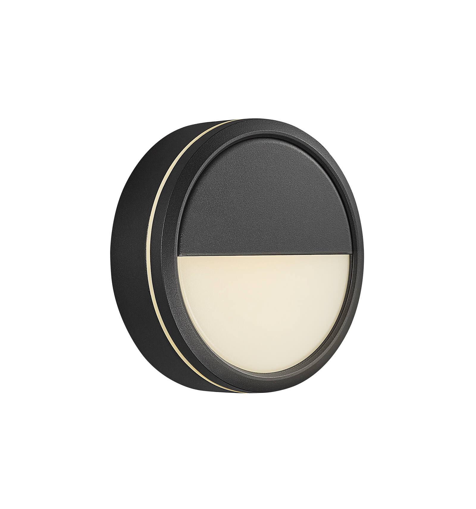 Czarna okrągła lampa sufitowa SMARTLIGHT NORDLUX 1x9,5W LED Aluminium