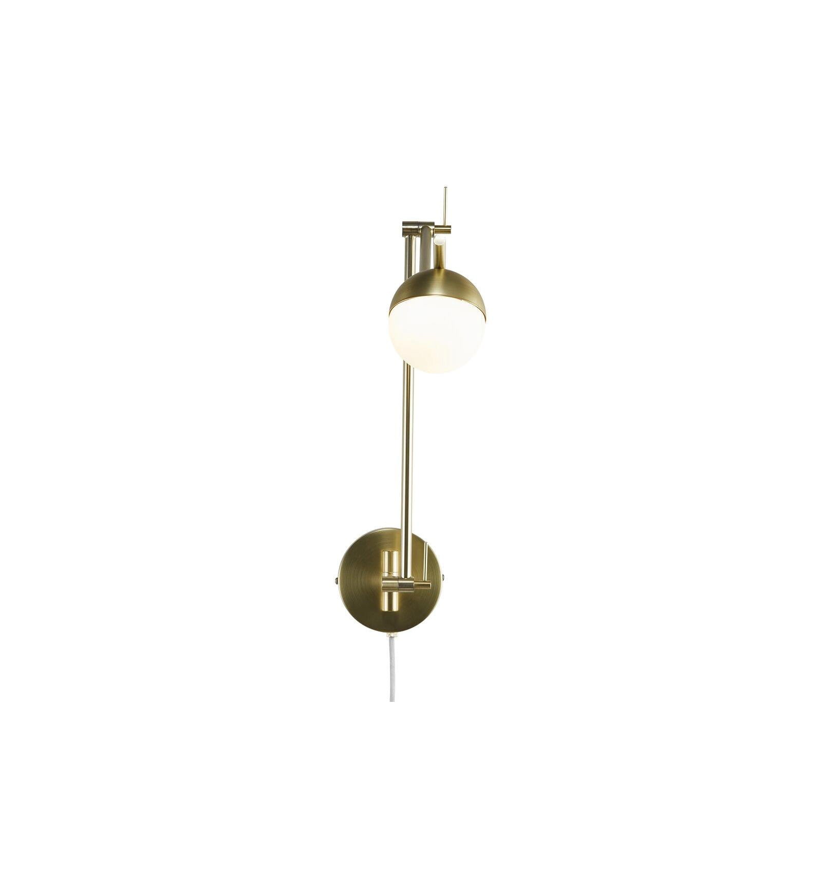 Lampa ścienna Kinkiet Nordlux G9 5W Metal Mosiądz.