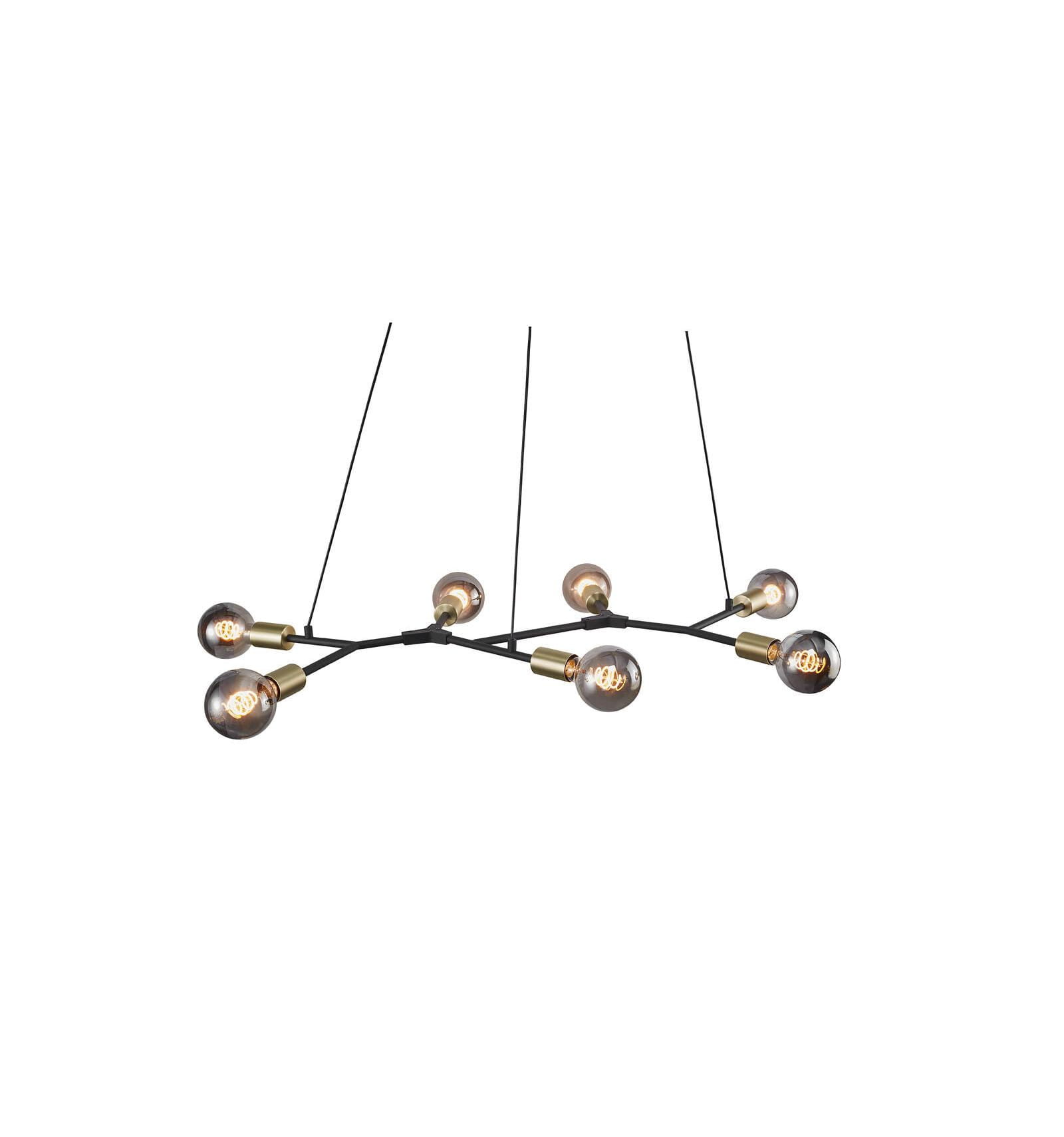Lampa Wisząca Nordlux E27 60W Metal Czarny z żarówkami.