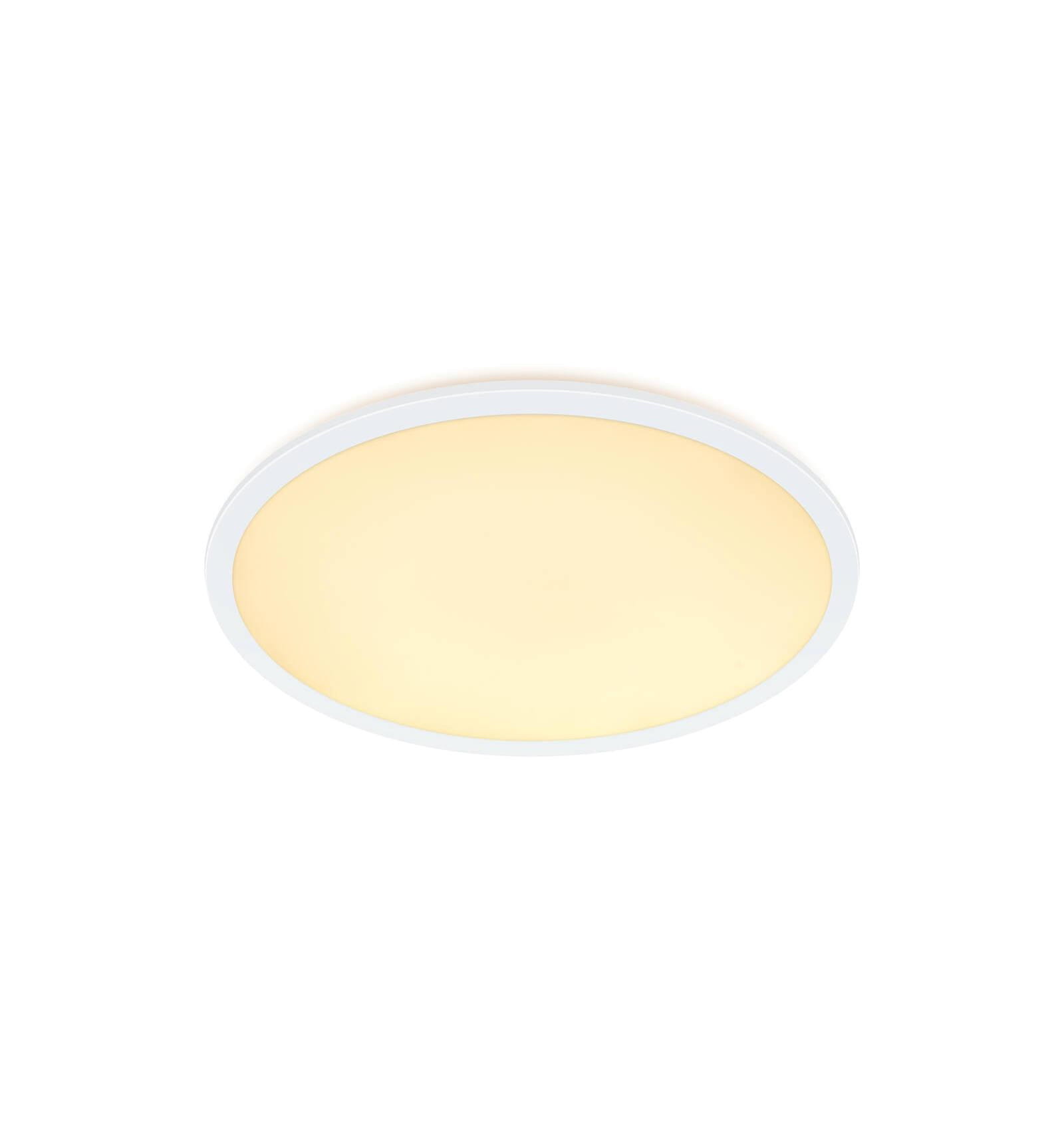 Lampa sufitowa Plafon okrągły OJA NORDLUX 1x38W LED Biały Tworzywo, widok z boku.