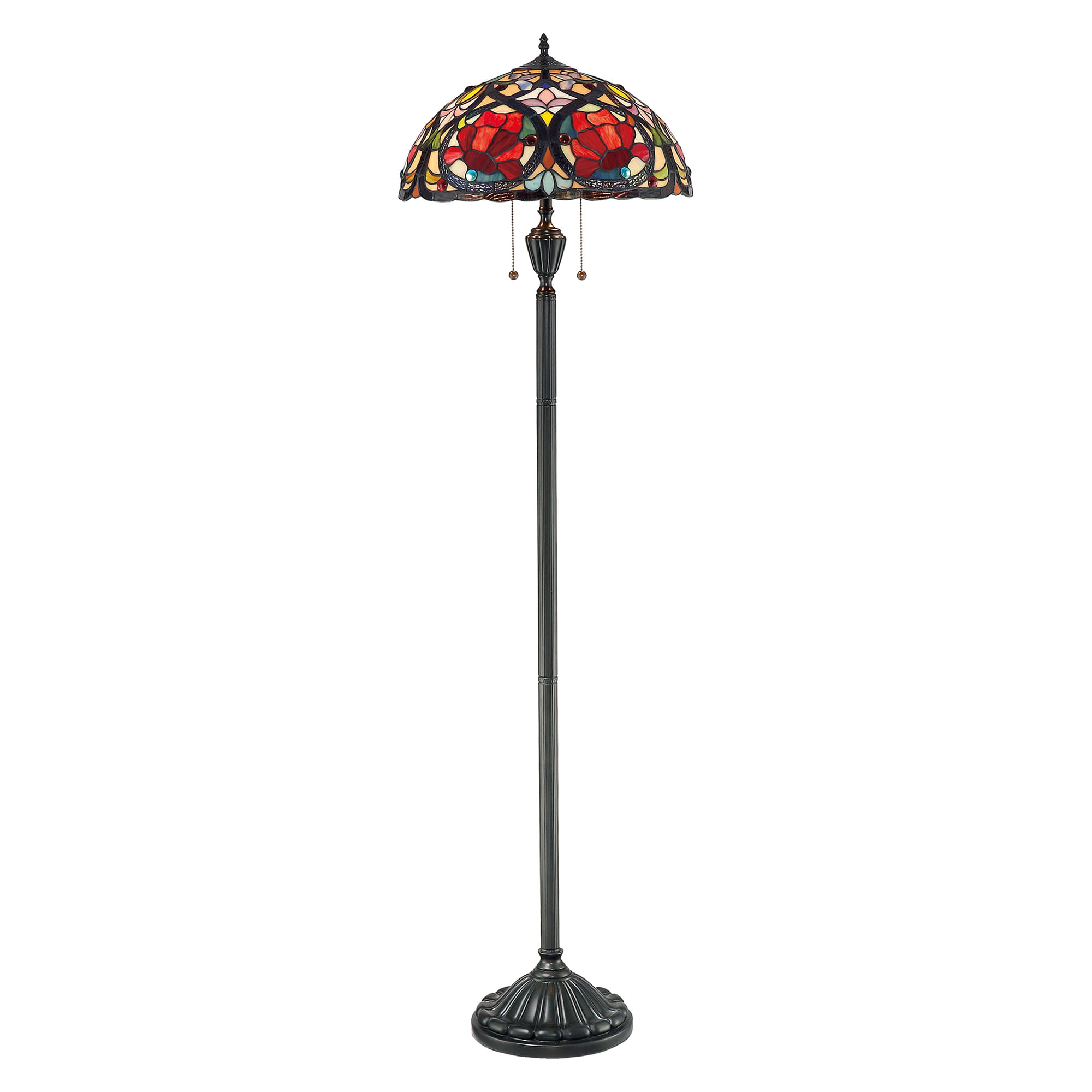 Lampa stojąca Larissa Elstead Lighting 2x100W E27 wielokolorowa.