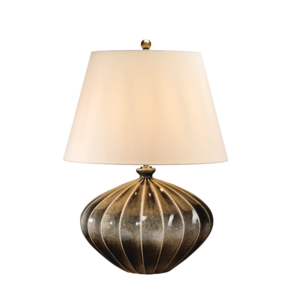 Lampa stojąca Rib Pumpkin Elstead Lighting 1x60W E27 porcelanowa wielokolorowa.