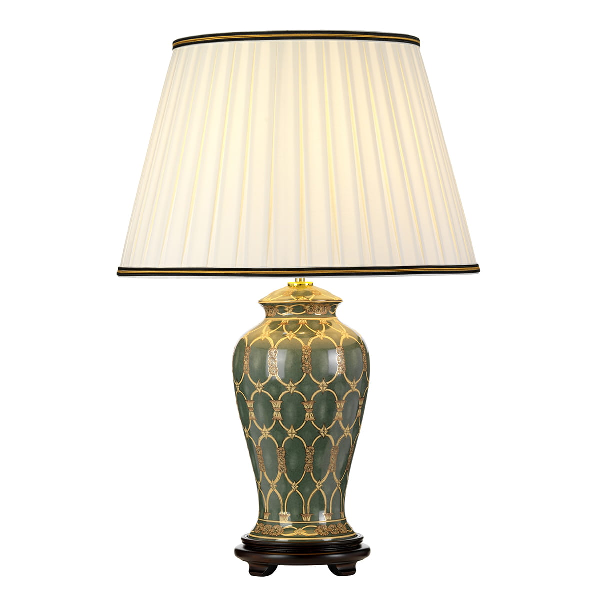 Lampa stojąca Sashi Elstead Lighting 1x60W E27 Ceramika Wielokolorowy z eleganckim abażurem