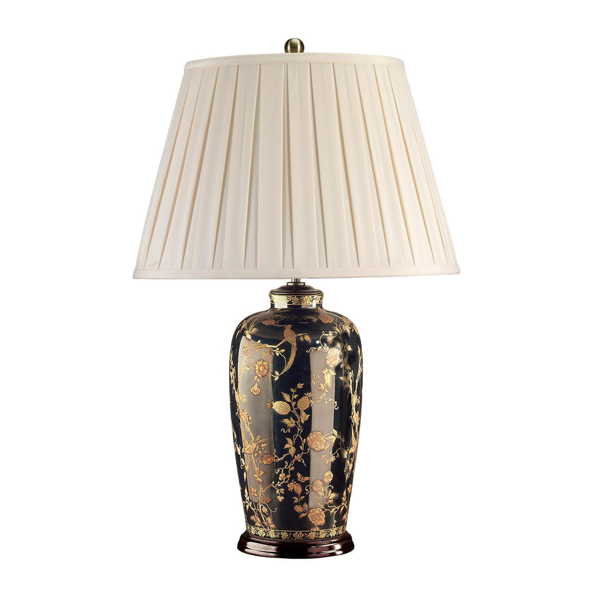 Lampa stojąca Black Birds Elstead Lighting porcelana wielokolorowy E27
