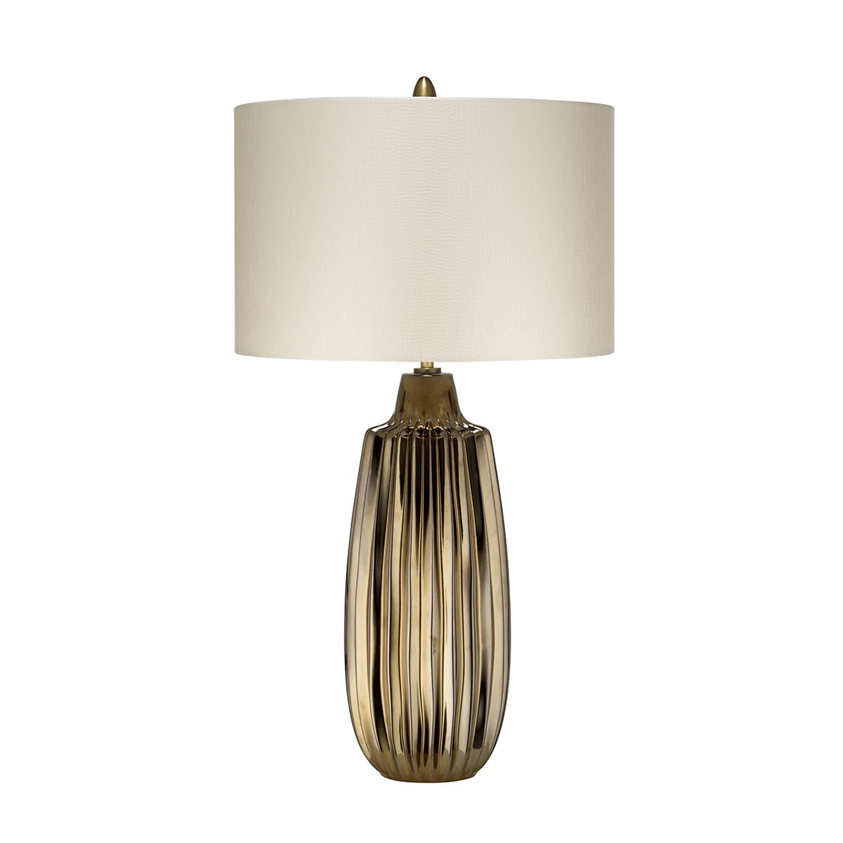 Lampa stojąca Newham Elstead Lighting 1x60W E27 Ceramika Złoty.