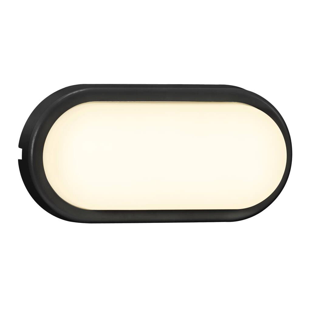 Lampa Ścienna Nordlux LED Plastik Czarny owalna.