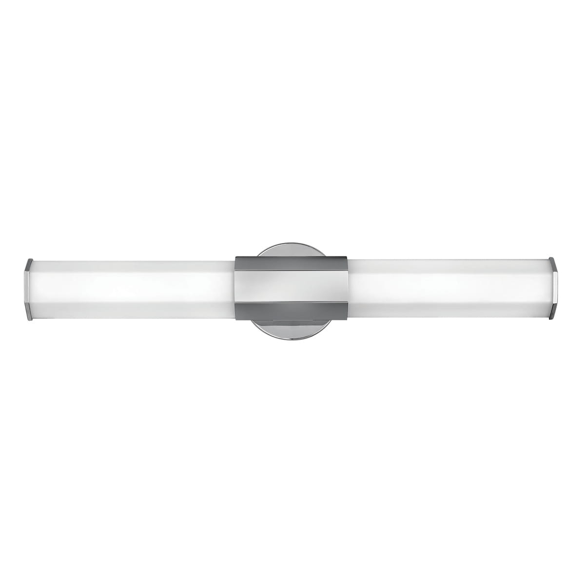 Lampa ścienna kinkiet Facet Elstead Lighting 2xWbudowany LED 12W chrom i opalowe szkło.