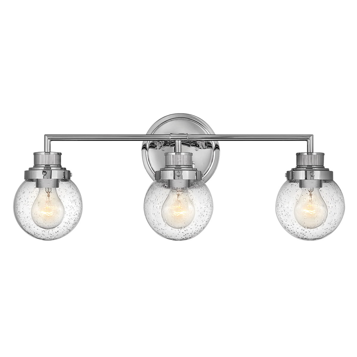 Lampa ścienna kinkiet Poppy Elstead Lighting 3xE27 60W polerowany chrom.