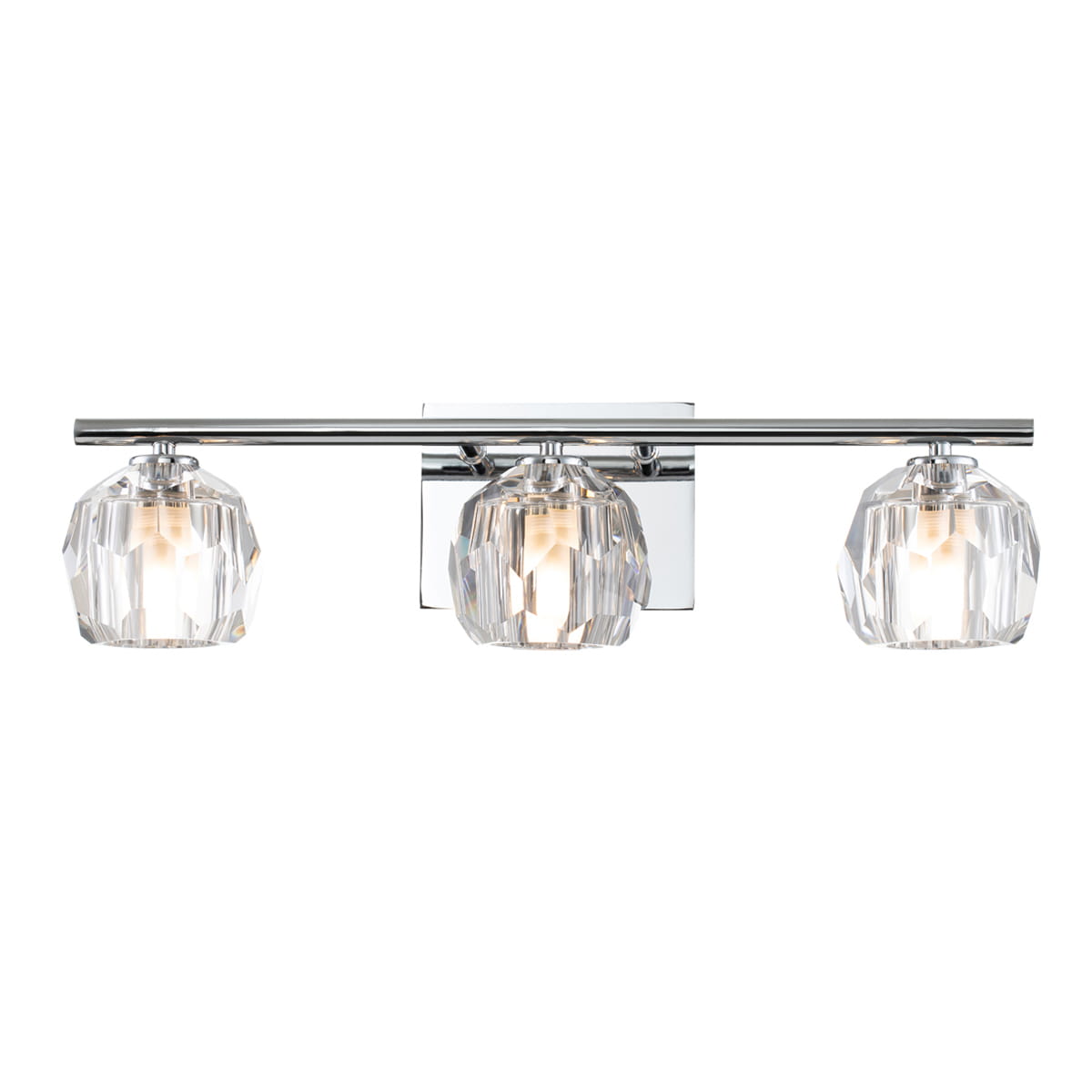 Lampa ścienna kinkiet Regalia Elstead Lighting 3xG9 3W LED Stal Szkło kryształowe K9 Polerowany chrom.