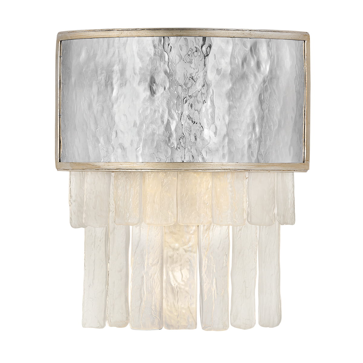 Lampa ścienna kinkiet Reverie Elstead Lighting 2xE14 40W Stal nierdzewna Kryształ Szampańskie złoto
