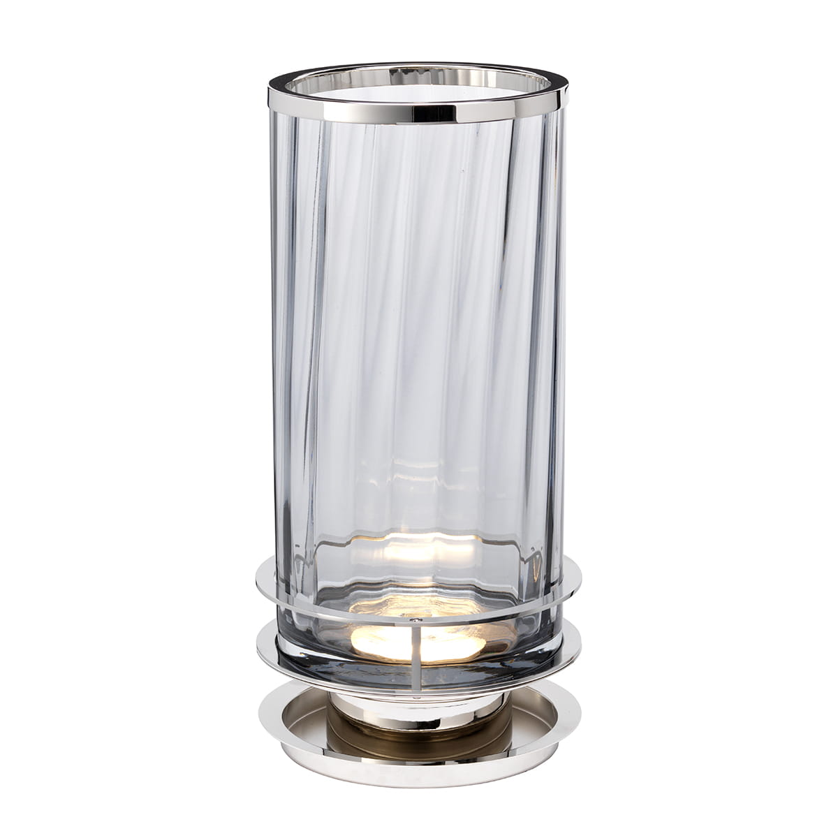 Lampa stołowa Arno Elstead Lighting 1xGX53 9W Stal, Szkło pryzmatyczne Polerowany nikiel.