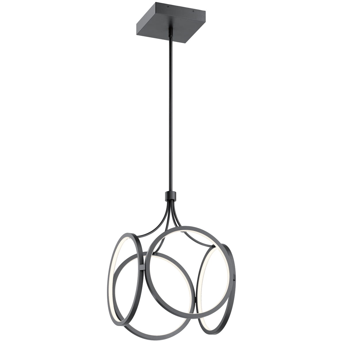 Lampa wisząca Ciri Elstead Lighting 1xWbudowany LED 45W Matowa czerń.