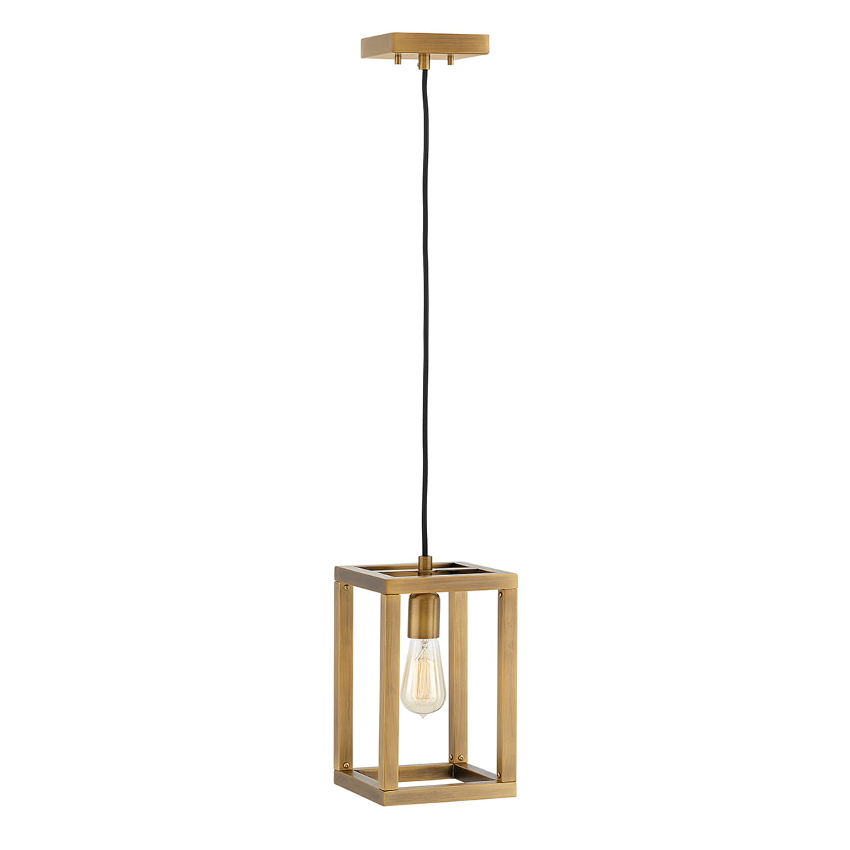 Lampa wisząca Ensemble Elstead Lighting stal szczotkowany brąz.