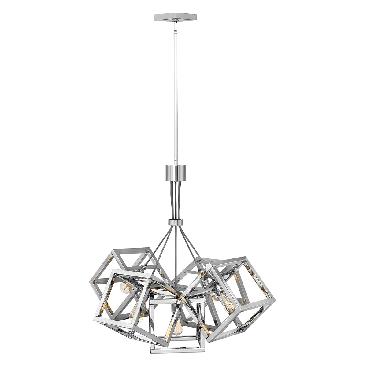 Lampa wisząca Ensemble Elstead Lighting 5xE27 60W Stal Polerowany nikiel.