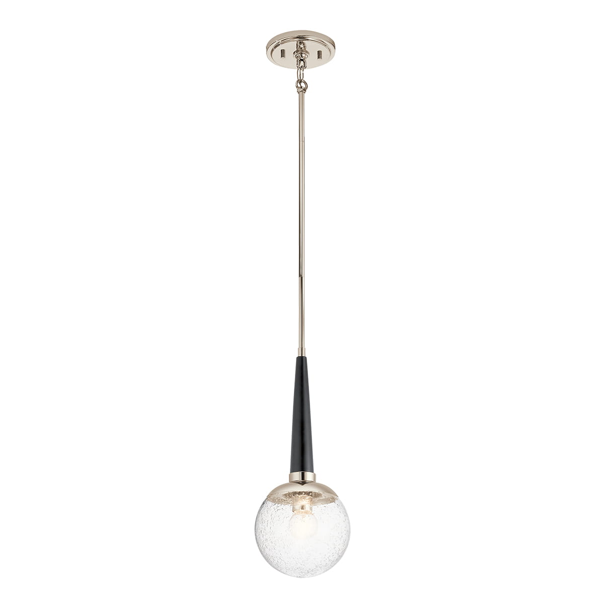Lampa wisząca Marilyn Elstead Lighting z kloszem z bąbelkami powietrza.