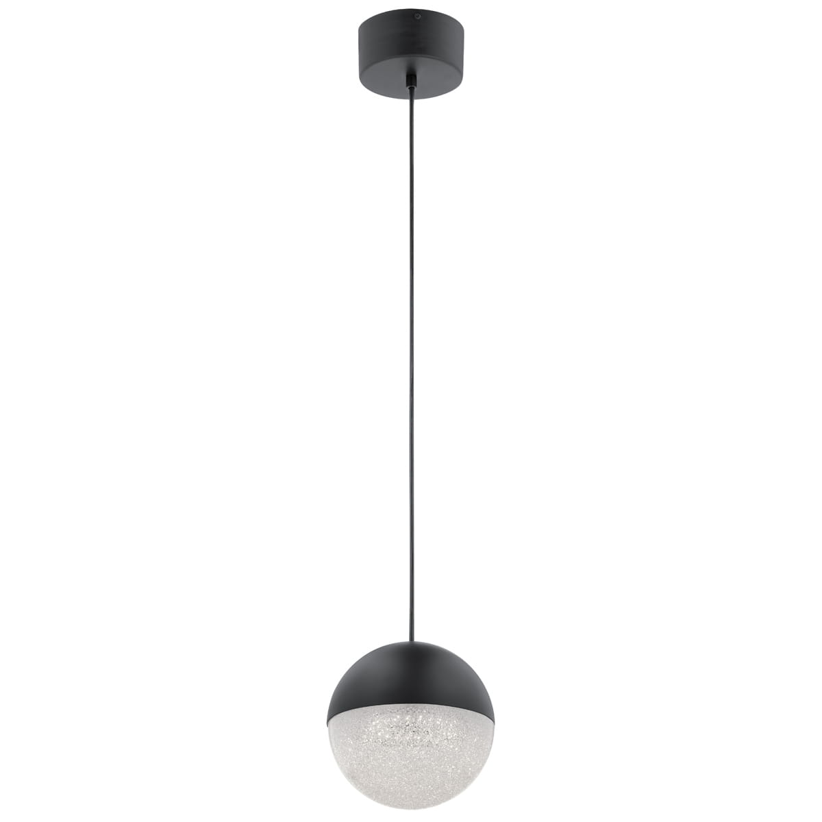 Lampa wisząca Moonlit Elstead Lighting LED matowa czerń