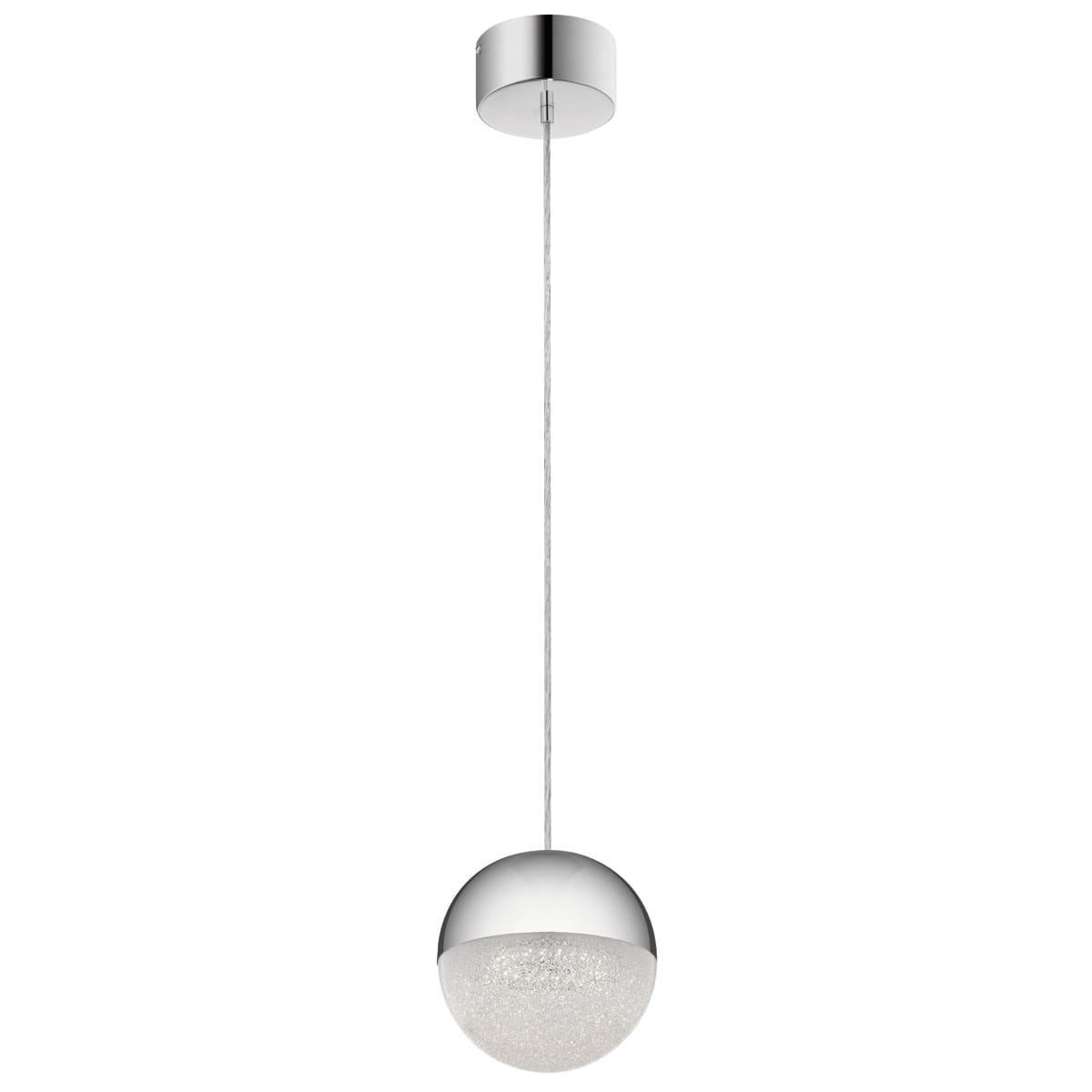 Lampa wisząca Moonlit Elstead Lighting LED polerowany chrom.