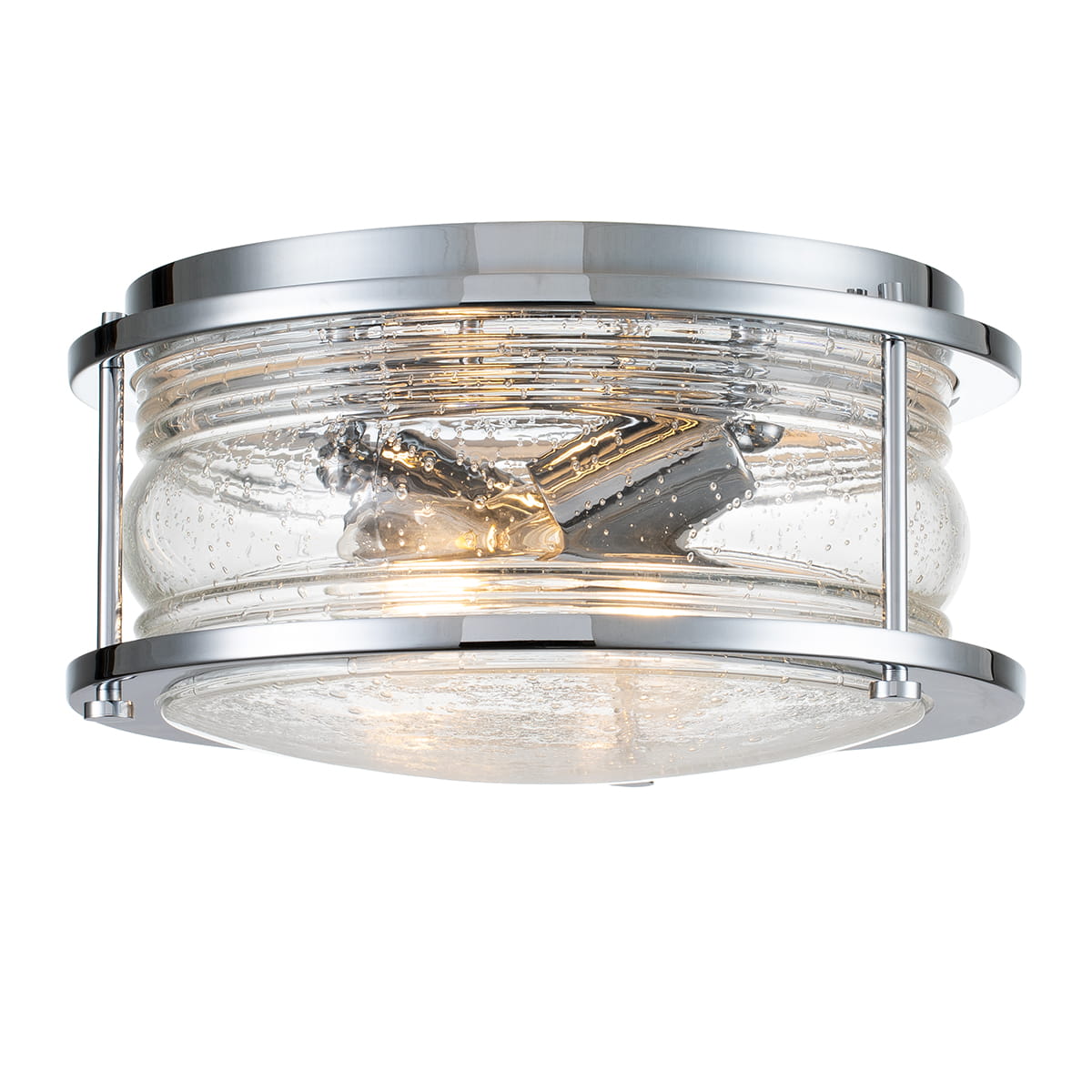Lampa sufitowa plafon Ashland Bay Elstead Lighting 2xE27 60W Polerowany chrom.