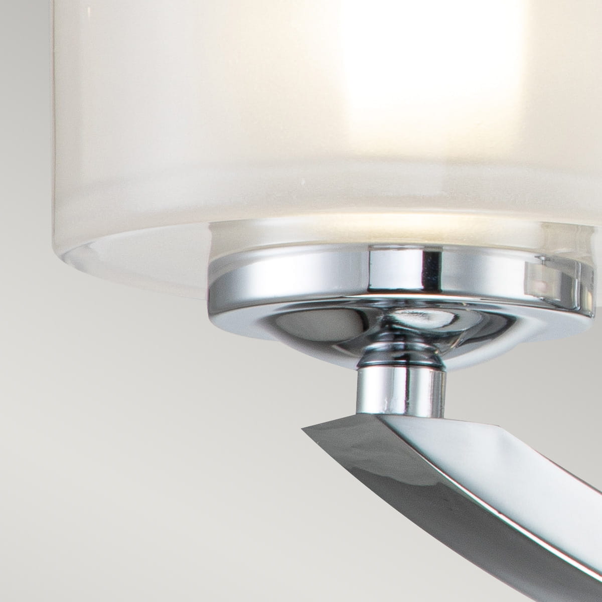 Lampa sufitowa plafon Meridian Elstead Lighting 3xG9 LED 3.5 W Stal Szkło opalowe Polerowany chrom