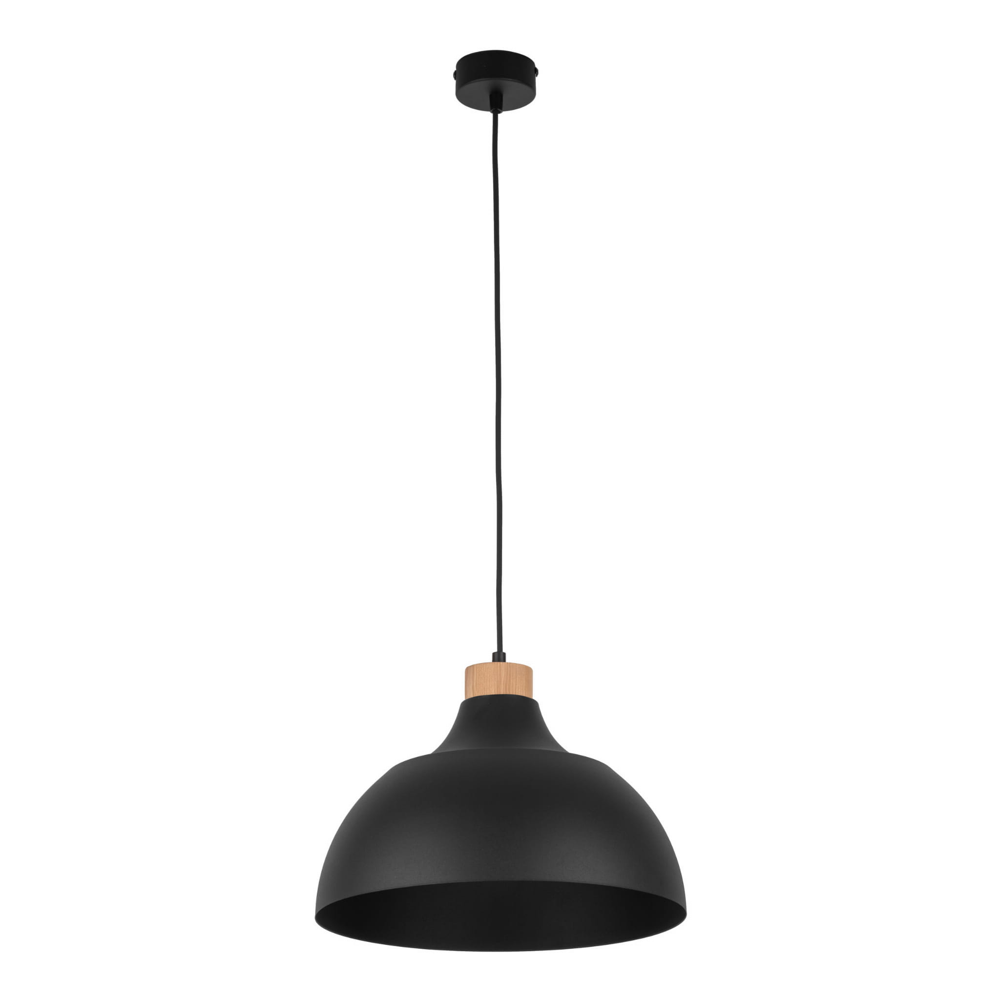 Lampa wisząca CAP TK Lighting 1xE27 Metal Czarny - wygląd produktu.
