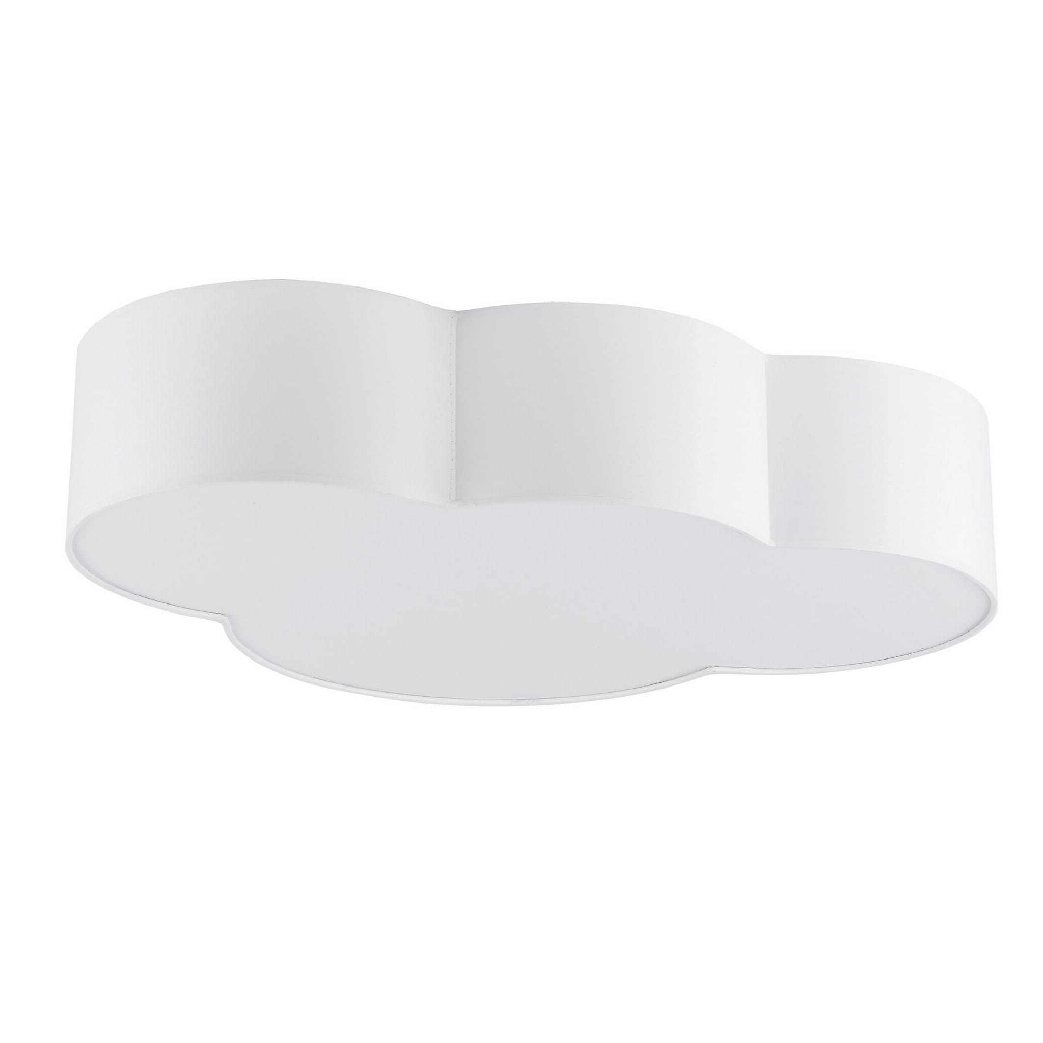 Lampa sufitowa Plafon CLOUD TK Lighting 4x15W E27 Biały Metal w kształcie chmury.