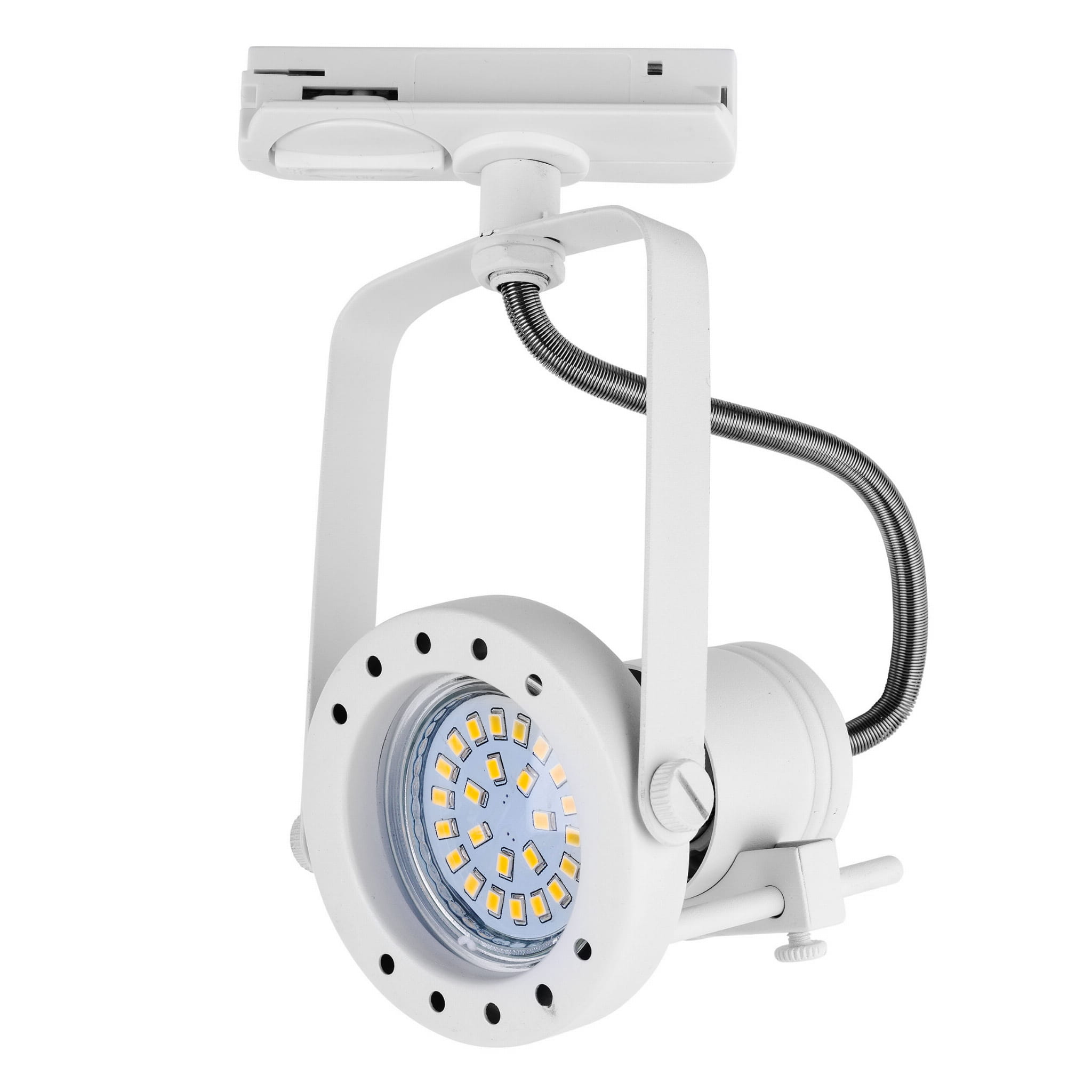 Lampa modułowa szynowa TRACER TK Lighting 1x10W GU10 Biały Metal frontalny widok.